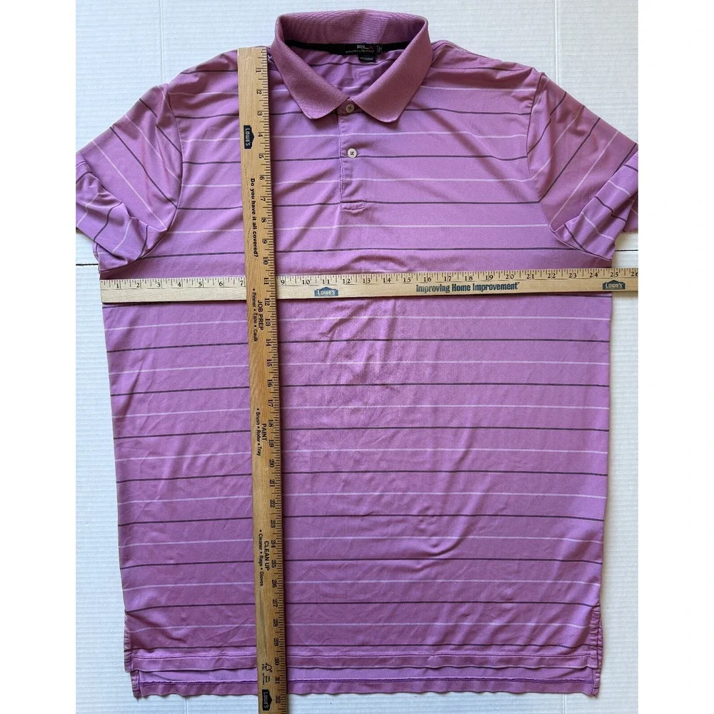 RALPH‎ LAUREN RLX - Men's Las Vegas Paiute Resort Pink Golf Polo Shirt - X-Large